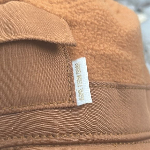 Aime Leon Dore Brown Sherpa Bucket Hat with pocket. - Picture 4 of 6